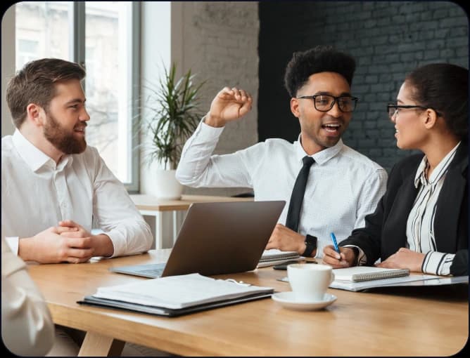 Anthemion team meeting